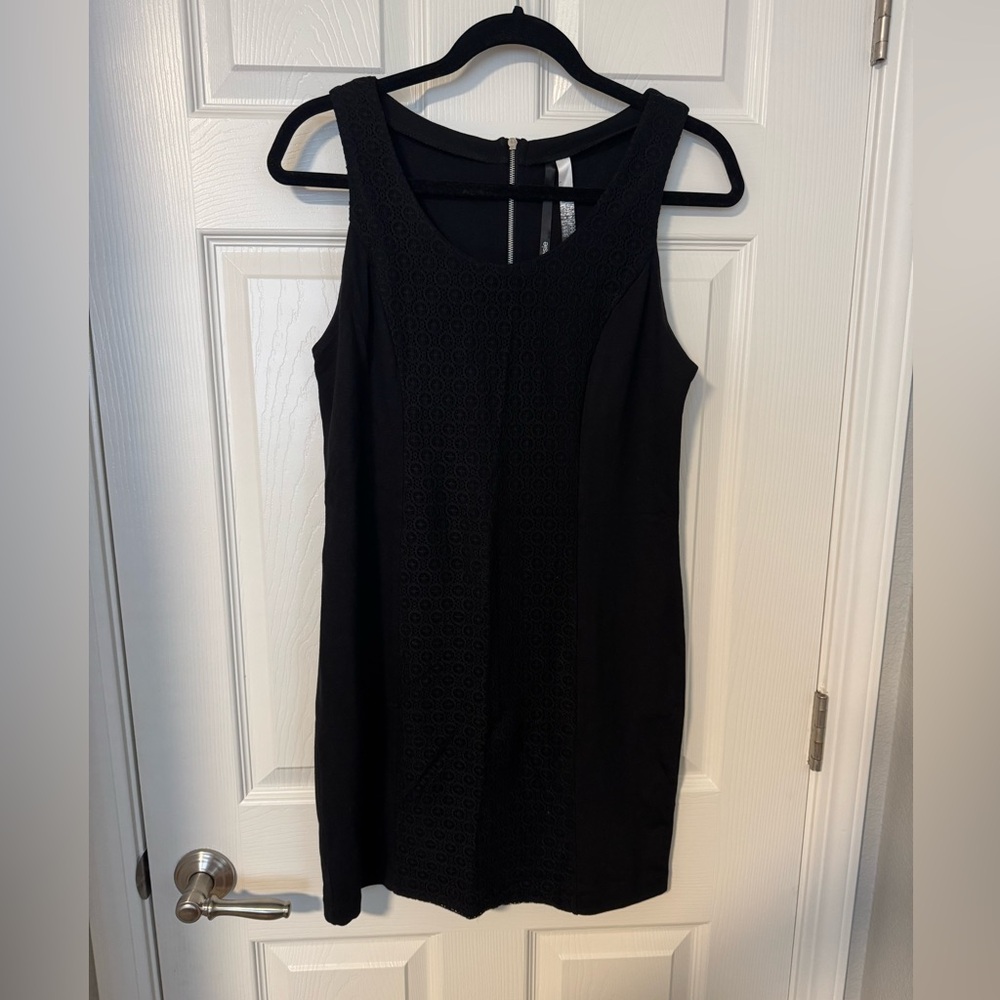 Kensie Black Sleeveless Sheath Mini Dress